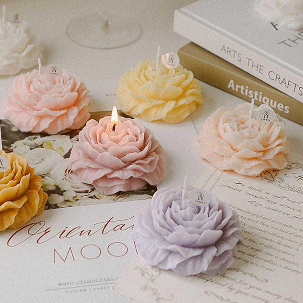 Lovely blossom flower candles