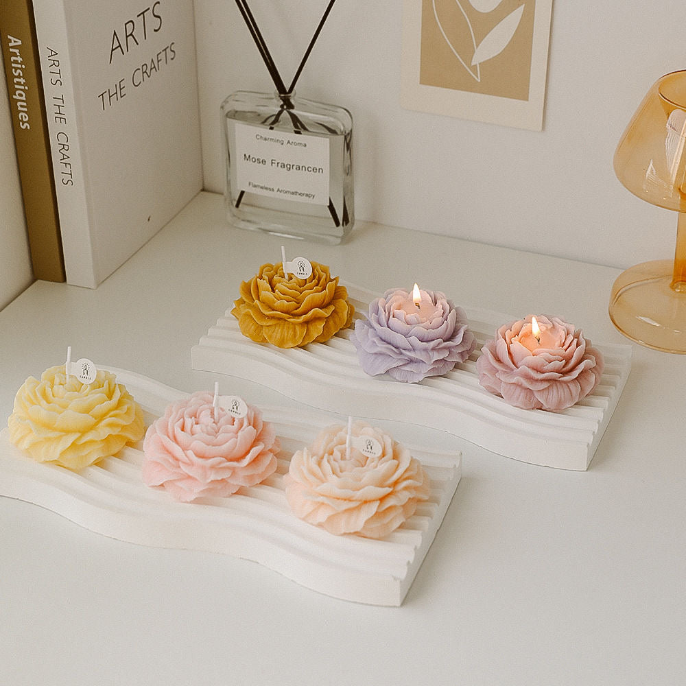 Lovely blossom flower candles